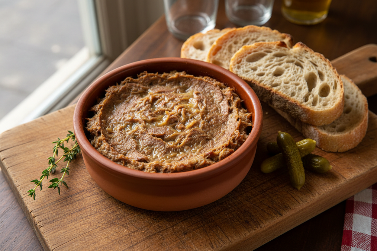 duck rillettes