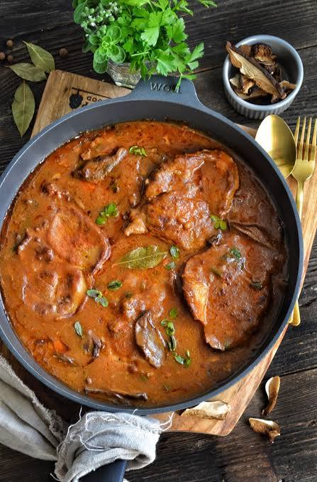 karkówka w borowikach